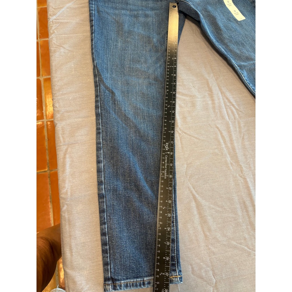 ANA A New Approach Mid-Rise Skinny Jeans Size 10 Medium Wash Blue Denim NWT - Picture 9 of 11